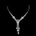 Women’s Jewelry Set Fashion Jewelry Inlaid Crystal Rhinestone Claw Chain Tassel Long Wedding Bridal Necklace Earrings Set_ipsvogv.com