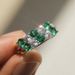 Cao Shi's Minimalist Five-star Luxury Temperament Ring, In Japan And South Korea, Popular Among Internet Celebrities,_ipsvogv.com