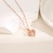 2023 New Smart Ocean Heart Titanium Steel Necklace Women's Light Luxury Small Group Pendant Versatile Collar Chain Does_ipsvogv.com