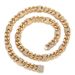 Hip Hop Hip Hop Street Rap Cuban Chain Pig Nose Micro Inlaid Zircon Texture Light Luxury Bracelet Necklace Set_ipsvogv.com