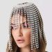 Ladies' trendy rhinestone headdress, luxurious full diamond party tassel hair accessories_ipsvogv.com