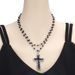 Jewelry: Dark Themed, Personalized, Trendy Cross Pendant Necklace, New Hip-hop Unisex Accessories_ipsvogv.com