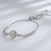 Minimalist Sweet Light Luxury Exquisite Advanced Round Zircon Bracelet Fashionable Girls Niche Hand Jewelry Pull Out Series_ipsvogv.com
