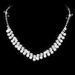 ETERNAL BLOSSOM - Rhinestone & Pearl Bridal Jewelry Set (Photography-Ready Necklace & Earrings, Wedding Decorations)_ipsvogv.com
