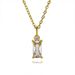 Retro Rectangular Necklace Emerald Square Zircon Necklace Literary Light Luxury Style Niche Design Necklace_ipsvogv.com