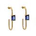 Women's Jewelry Zircon Earrings Ins Fashion Stainless Steel Earrings Geometric Versatile Earrings Accessories_ipsvogv.com