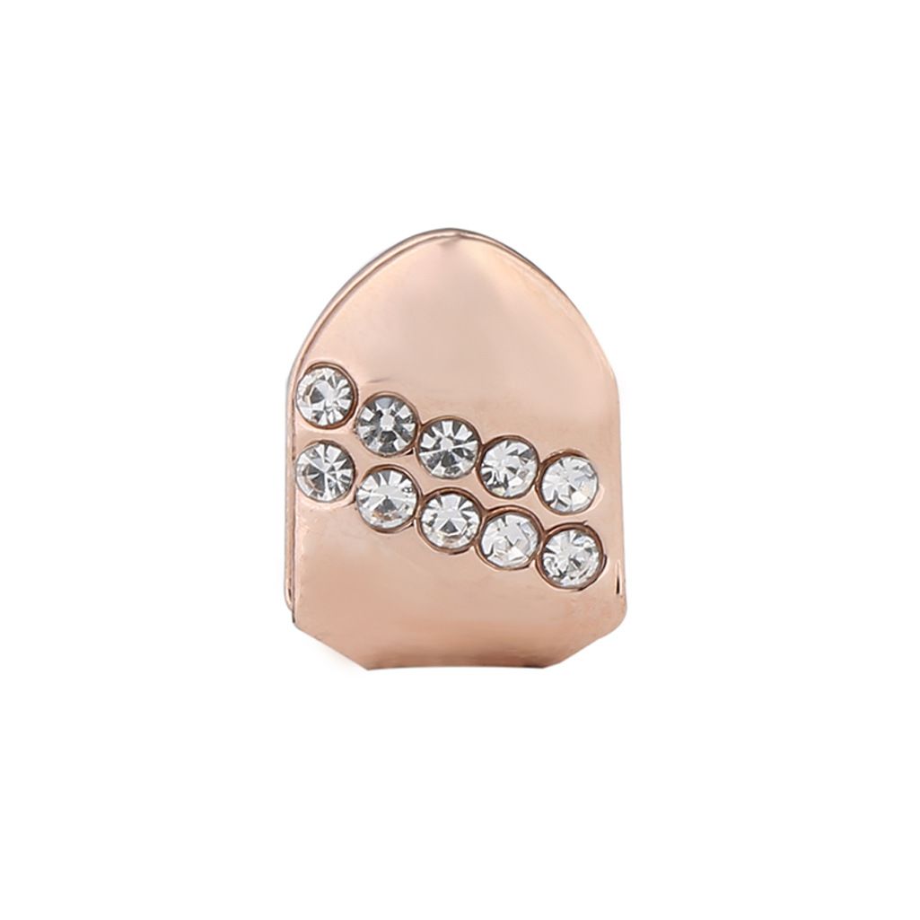 Big Gold Teeth Single Twill Diamond Hip Hop Gold Teeth Braces_ipsvogv.com