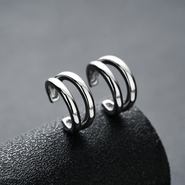 Curved Clip, Men's Personalized Design, Hip-hop Versatile, High-end, No Hole Acc, Women's New Minimalist Ear_ipsvogv.com