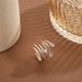 Hot Selling Handmade Jewelry With Exaggerated Personality, Gold Dot Diamond Cross Layered Large Ring_ipsvogv.com
