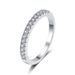 S Pure Silver Moissanite Diamond Ring For Women, Fashionable, Versatile And High-end_ipsvogv.com