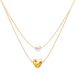 Hot Sale Across Fashionable Commuter Ladies Versatile Niche Design Love Pearl Double Layer Necklace_ipsvogv.com