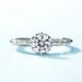 Global Hot S925 Silver Dazzling 1 Carat Moissanite Ring Inlaid With Shining Colored Gemstones Engagement Ring Fashion_ipsvogv.com