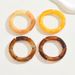 Geometric Fashion OL Bracelet Set Female Personality Resin Acrylic Multi Layer Design Bracelet High Grade Transparent Bracelet_ipsvogv.com