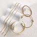 Brass With Real Gold Plating, Across Fashionable Love Multi Layer Stackable And Versatile Ladies Bracelet Set_ipsvogv.com
