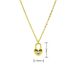 Love Lock Pendant Necklace For Women - Gold Plated Zircon Heart Charm, Romantic Jewelry Gift_ipsvogv.com