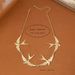 Jewelry Ins Collarbone Chain Swallow Simple Personality Temperament Elegant Bird Choker Necklace For Women_ipsvogv.com