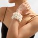 B2005 Geometric Simple Fashion Multiple Rows of Elasticity Widening Pearl Internet Celebrity Creative Elegant Bracelet_ipsvogv.com