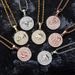 Men And Women's Jewelry Twelve Constellations Retro Pendant Full Of Zircon Hip Hop Personality Clavicle Necklace Accessories Hiphop_ipsvogv.com