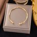 M Ö Bius Stainless Steel Female Ins Cold Style Niche Design Simple Fashion High End Bracelet_ipsvogv.com