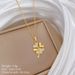 Titanium Steel 【 】 Four Leaf Flower Light Luxury Temperament Gorgeous Full Diamond Necklace Women's Versatile Collarbone 【 】_ipsvogv.com