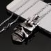 Hip Hop Personalized Gesture I Love You Necklace, Skull Pendant, Rapper Trendy Accessories_ipsvogv.com