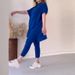 Women's Clothing new autumn round neck bat shirt large size loose sweater casual two piece set_ipsvogv.com