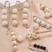 Pearl waist pin accessories dress pants waist big change small artifact clothing collar high end anti exposure brooch_ipsvogv.com