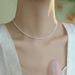 Shi Family Circle 2mm Extremely Fine Baby Millet Pearl Necklace For Women Light Luxury And Unique High End French Collar_ipsvogv.com