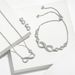Minimalist Korean version of the Mobius set of earrings S925 silver needle niche design eternal infinity symbol 8 shaped earrings_ipsvogv.com