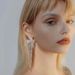 Full Diamond Five-pointed Star Tassel Earrings Women's Super Flash Party Zircon Earrings Modified Face Exaggerated Earrings_ipsvogv.com