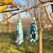 Women's Pendant Earrings Colorful Color Matching Emperor Stone Geometric Earrings Natural Stone Irregular Earrings_ipsvogv.com