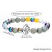 Faceted Gemstone Gray Moonlight Colorful Black Gallstone Lotus Bracelet Tiger Eye Stone Crystal Beads Yoga Stone Bracelet_ipsvogv.com