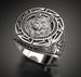 hot selling retro wolf totem Thai silver ring Nordic mythology Viking warrior wolf head men's ring_ipsvogv.com