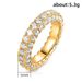 Cao Shi's Ins Style Is Minimalist Three Sided Zircon Design. Couple With Personalized Hip-hop Ring_ipsvogv.com