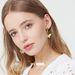 Niche fashion design butterfly earrings inlaid with zircon copper plated with gold light luxury atmosphere high end_ipsvogv.com