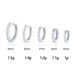 Ear Clasps Korean Version Simple Row Diamond Zircon Earrings Women's Small Fresh Round Small Ear Bone Nails_ipsvogv.com