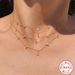 S Pure Silver Stacked Color Diamond Inlaid Collarbone Hot Selling INS High-end Zircon Necklace For Women_ipsvogv.com