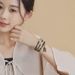 Huaying Natural Green Sandalwood Bracelet Female Small Crowd Sense New Chinese Style Hotan Jade Rising High And Round_ipsvogv.com