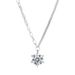S Sterg Sier T Six Claw Moissanite Single Dia Necklace Light Fashion Splicing Clavicle Chain_ipsvogv.com