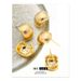 Niche High End Atmospheric Metal Style C Shaped Earrings Cold Style Earrings Earrings_ipsvogv.com
