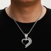 Love Alloy Pendant Hip Hop Personalized Design Cuban Chain Trendy Men's Necklace_ipsvogv.com
