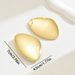 Personalized large light surface exaggerated ear accessories fashion metal heavy industry geometric earrings_ipsvogv.com