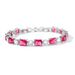 Women's Jewelry Set Fashion Simple And Fashionable Colorful Square Zircon Bracelet Ladies Niche High End Jewelry Spot Multi Color_ipsvogv.com