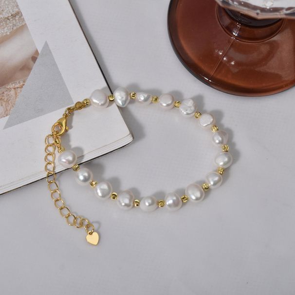The Story Of Roses, Same Natural Freshwater Pearl Classic Versatile Necklace, Advanced Design, Neck Chain For Women_ipsvogv.com
