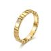 Ins niche square diamond titanium steel women's ring ring fashion temperament wear simple single tail ring hand jewelry_ipsvogv.com