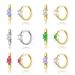 Women's Jewelry S925 Silver Needle Simple Zircon Popular Earrings Square Versatile Fashion Earrings Earrings Party Earrings_ipsvogv.com