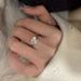 Sparkling And Sparkling Zircon Ring With Water Droplets, Light Luxury Temperament, Niche Opening Ring, Adjustable High_ipsvogv.com