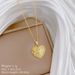 Titanium Steel 【 】 Love Flower Light Luxury Temperament Gorgeous Full Diamond Necklace Women's Versatile Collarbone 【 】_ipsvogv.com
