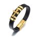Men's Jewelry Leather Rope Bracelet Cross Anchor Stainless Steel Vacuum Gold Men's Braided Bracelet_ipsvogv.com