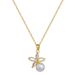 【 Titanium Steel 】 Necklace Earring Light Luxury Full Diamond Flower Pearl Personalized Temperament Banquet Earrings Set_ipsvogv.com